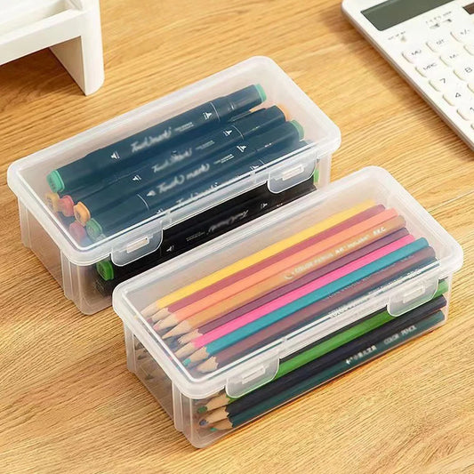 Transparent Pencil Case – Large Capacity School Supply Organizer