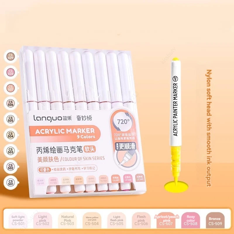 Acrylic Paint Markers Set
