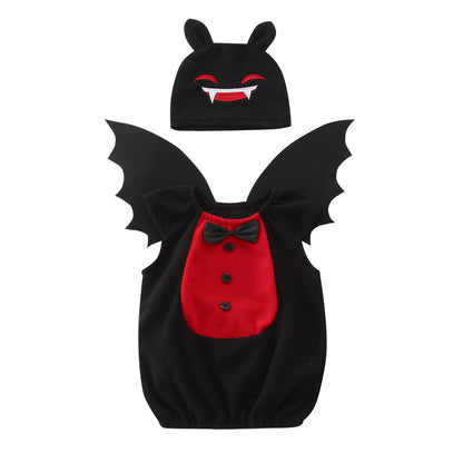 Umorden Unisex Baby Infant Toddler Halloween Black Bat Costume Hoodie Vest 1T 2T 3T
