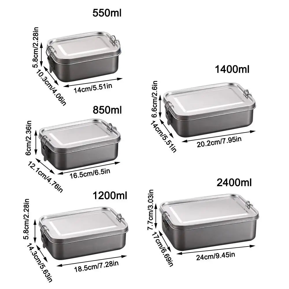 Stainless Steel Bento Box