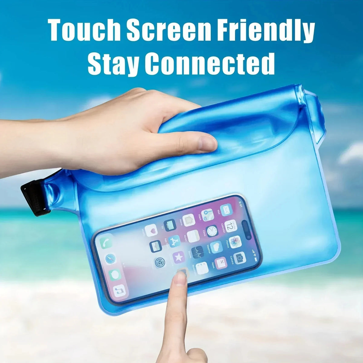 Waterproof Phone Pouch with Adjustable Waist Strap