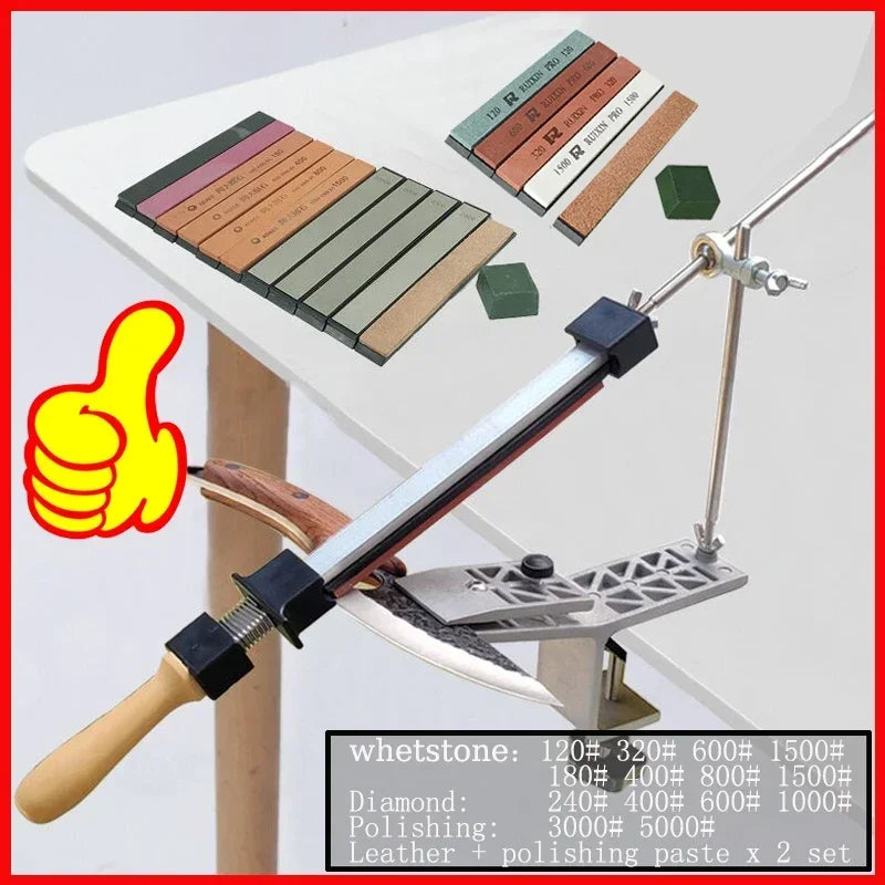 Knife Sharpener Fixed Angle Diamond Sharpening Stone for Kitchen Knives