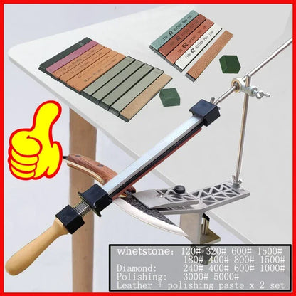Knife Sharpener Fixed Angle Diamond Sharpening Stone for Kitchen Knives