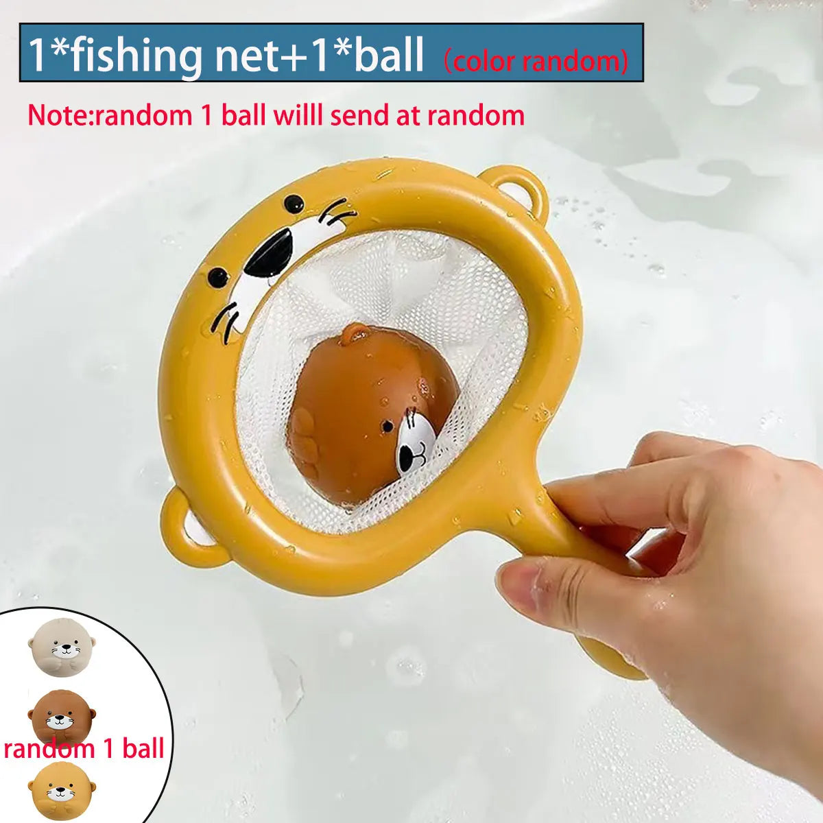 Floating Animal Bath Toy – Basketball Hoop Water Play