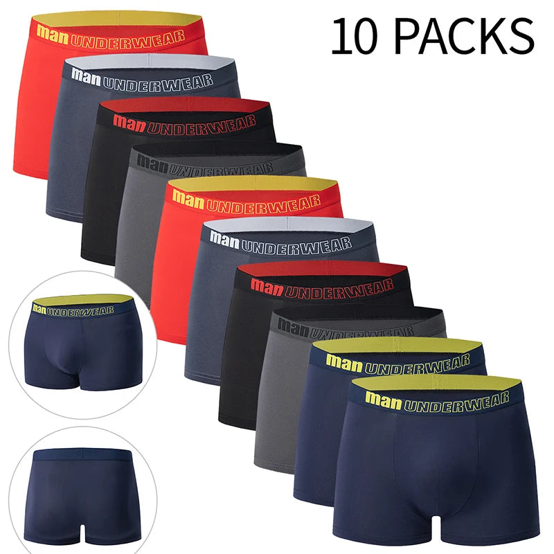 Men’s Boxer Shorts – Comfortable Stretch Elastic Waist Underwear