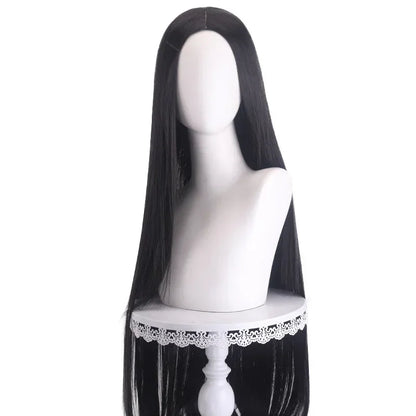 40Inch Long Straight Cosplay Wig Centre Parting Central Split Blond Pink Rose Red Purple Heat Resistant Synthetic Hair Wigs