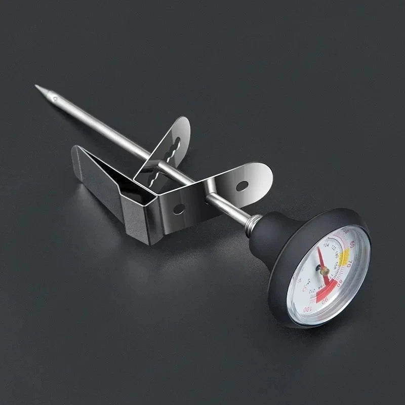Coffee Thermometer Stainless Steel 0–100°C for Milk & Brewing