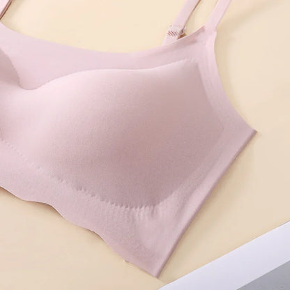 Seamless Wireless Bralette for Women – Wire-Free Nylon Comfort