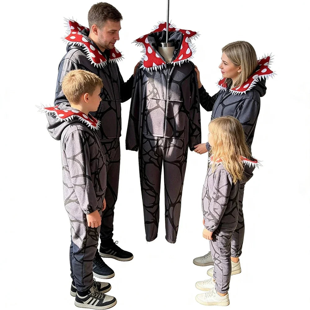 Fall Winter Thicken Cannibal Flower Cosplay Costume Fashionable Comfortable Pajamas for Adults  Movie Merchandise