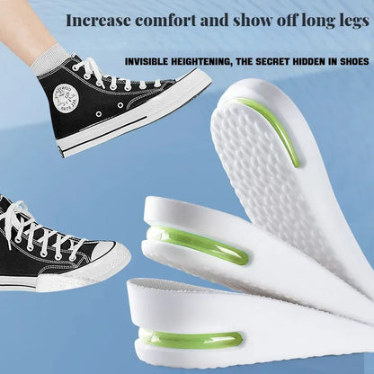Height Increase Insoles – PU Shoe Inserts with Cushioned Support