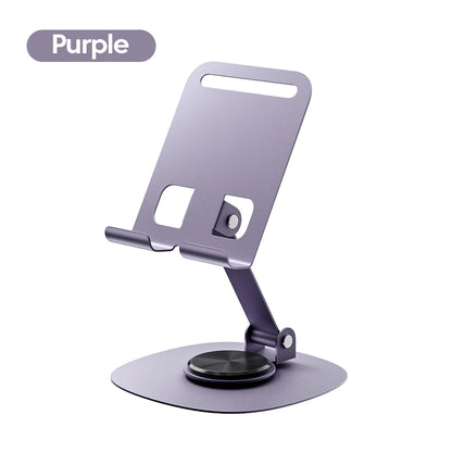 Rotating Phone Stand Desktop Cell Phone Holder Aluminum