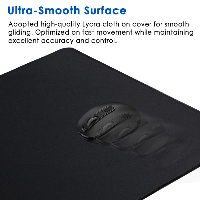 Large Gaming Mouse Pad – Non-Slip Stitched Edge Desk Mat