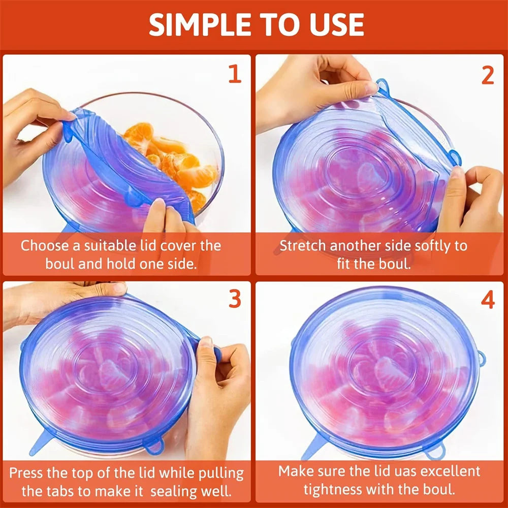 Reusable Silicone Food Covers