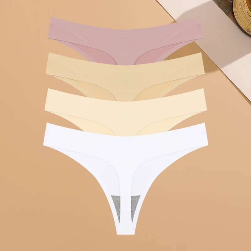 Seamless Women’s Underwear – 4-Piece Invisible Panties Set