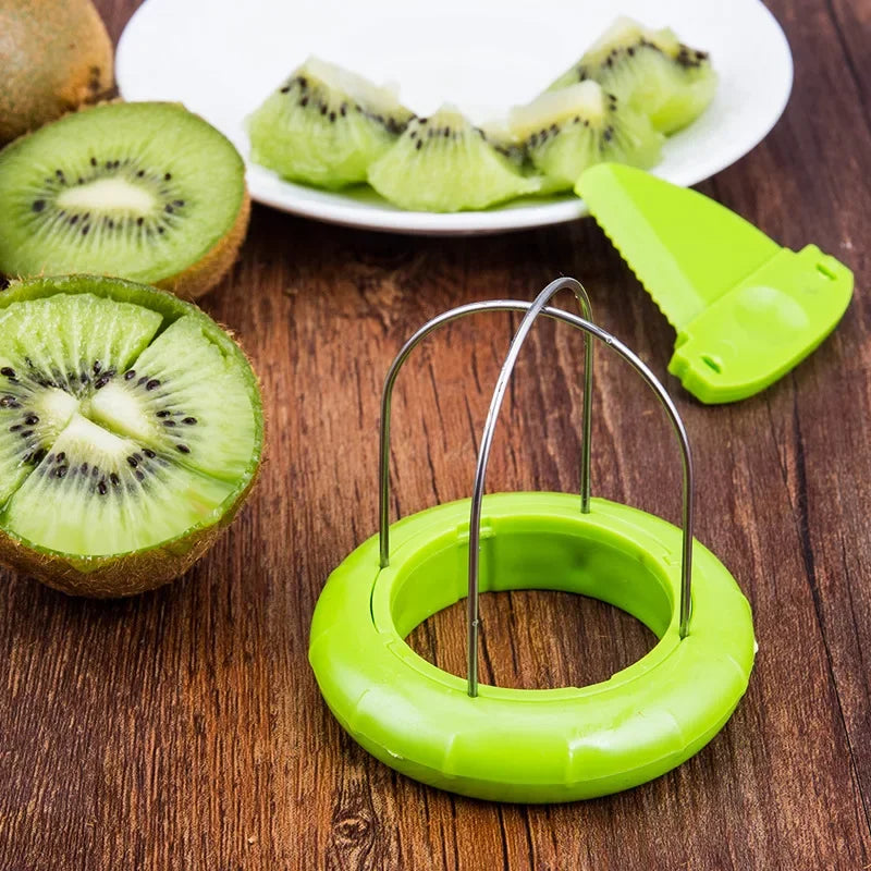 Kiwi Fruit Peeler & Slicer Stainless Steel Cutter Kitchen Tool