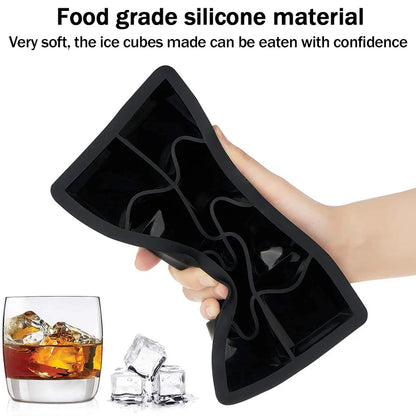 Large Silicone Ice Cube Tray Jumbo Square Ice Mold