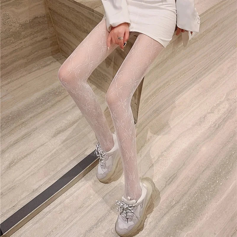 Fishnet Tights for Women – Retro Mesh Fashion Hosiery
