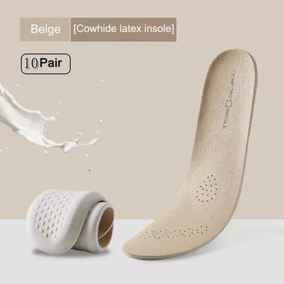 Leather Insoles – Arch Support Shock Absorbing Shoe Inserts