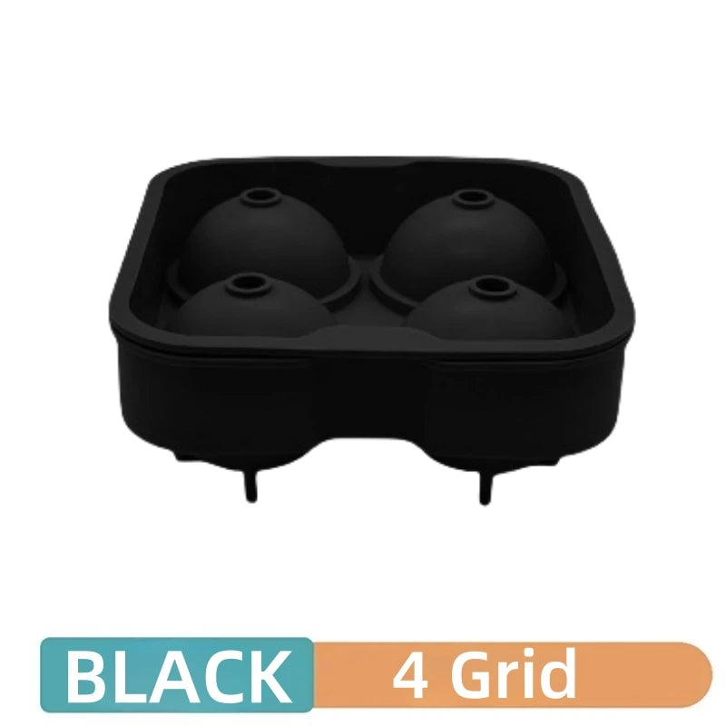 Silicone Ice Cube Molds – Spherical Reusable Whiskey Ice Trays