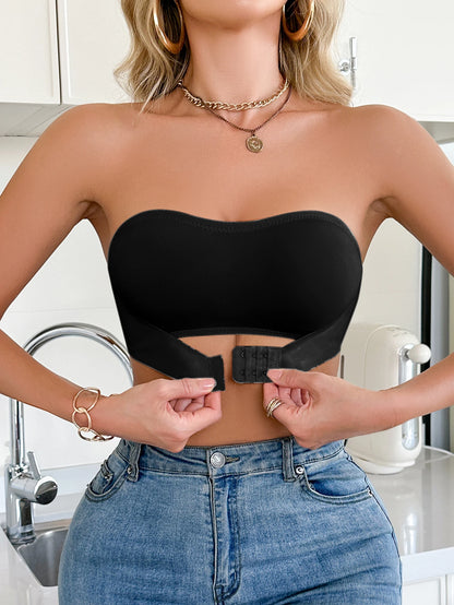 Front Closure Wireless Bra for Women – Lightweight Wire Free Bra