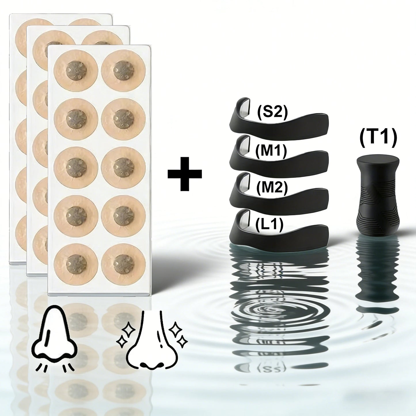 Nasal Dilator Breathing Support Strips for Exercise & Sleep
