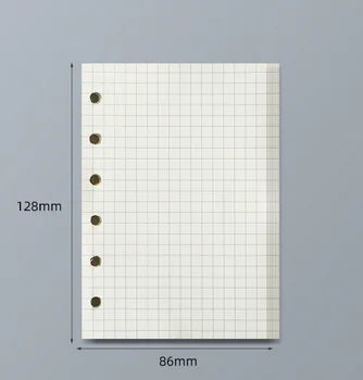 Loose Leaf Notebook Refill – A5 A6 A7 Lined, Blank & Grid Paper