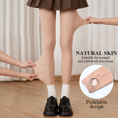 Women's Winter Fleece Tights – Warm Double-Layer Design