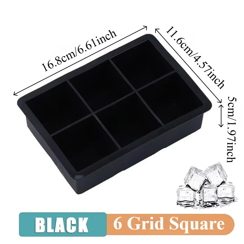 Silicone Ice Ball Mold – Ice Cube Tray for Cocktails & Freezer