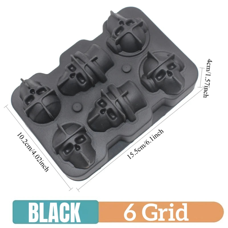 Silicone Ice Cube Molds – Spherical Reusable Whiskey Ice Trays
