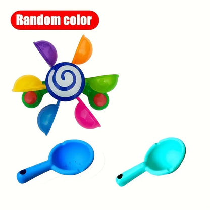 Spinning Bath Toy – Baby Water Windmill Sensory Play