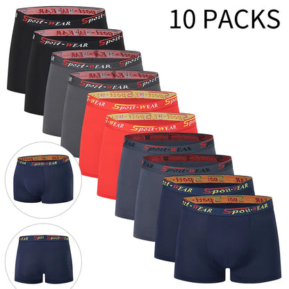 Men’s Boxer Shorts – Comfortable Stretch Elastic Waist Underwear