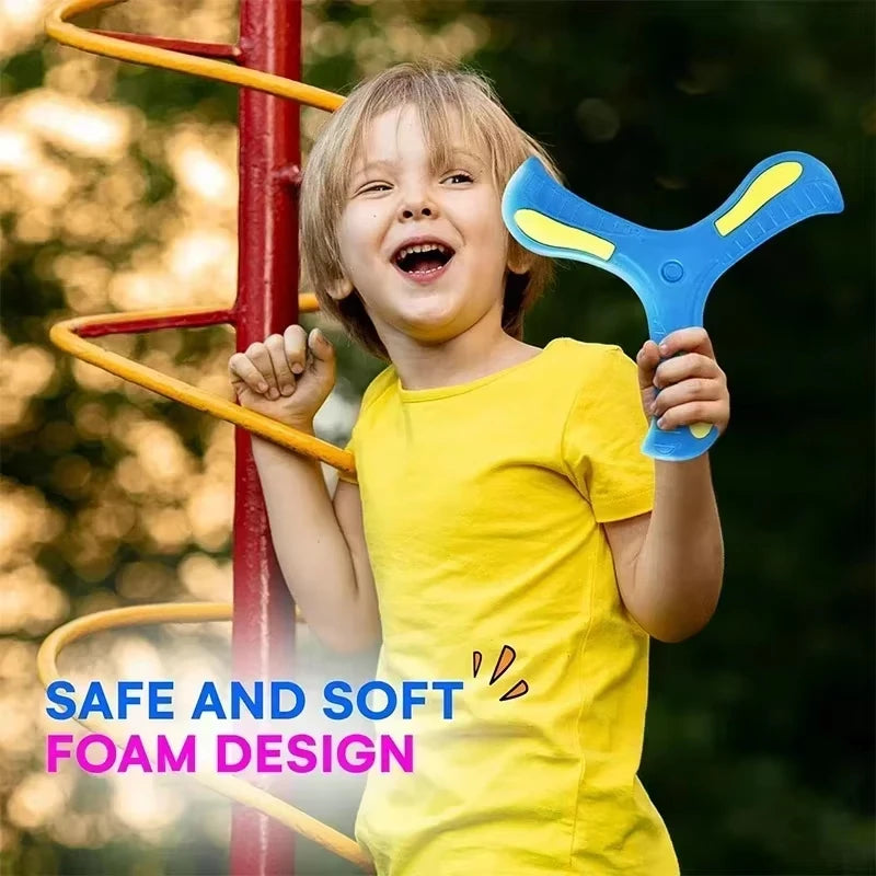 Soft Boomerang – Three-Leaf Night Light Flying Disc