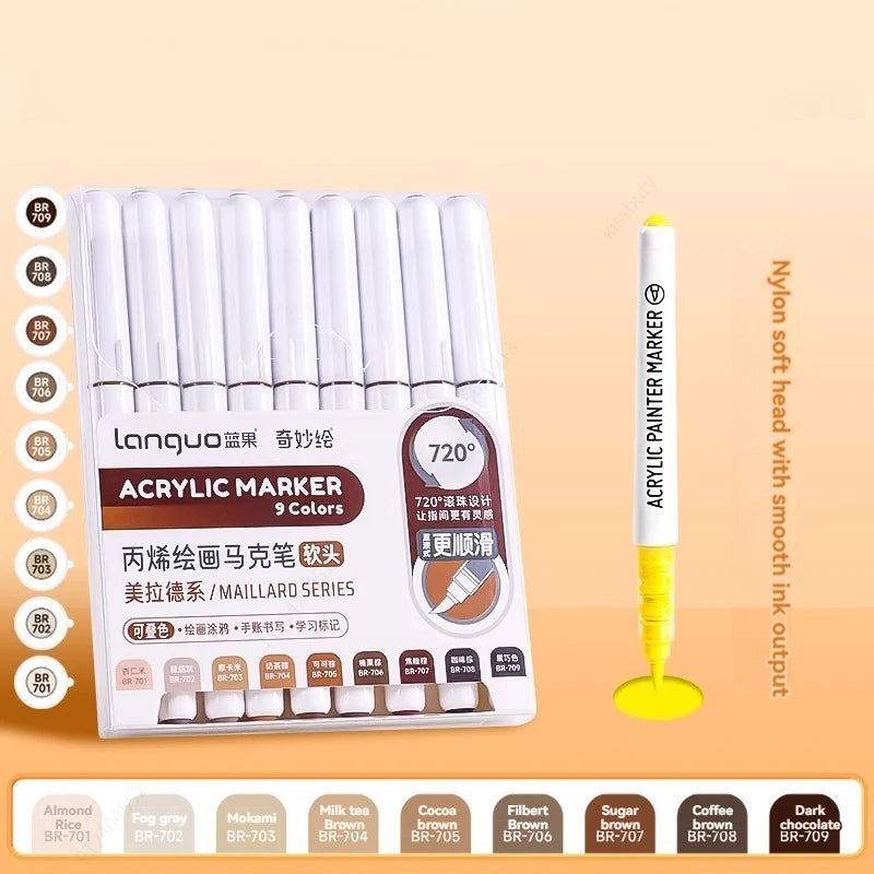 Acrylic Paint Markers Set