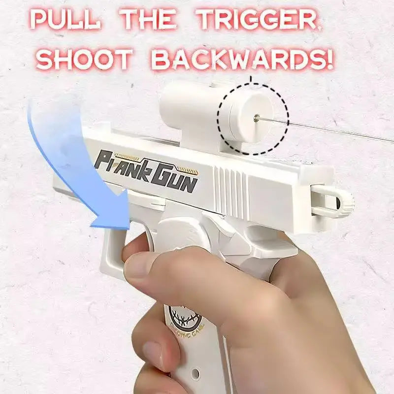 Water Gun Double-Sided Manual Water Pistol for Pool Water Fights
