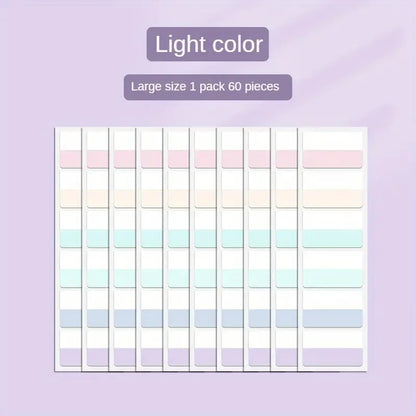 Index Stickers – Writable Transparent Sticky Notes for Files & Folders