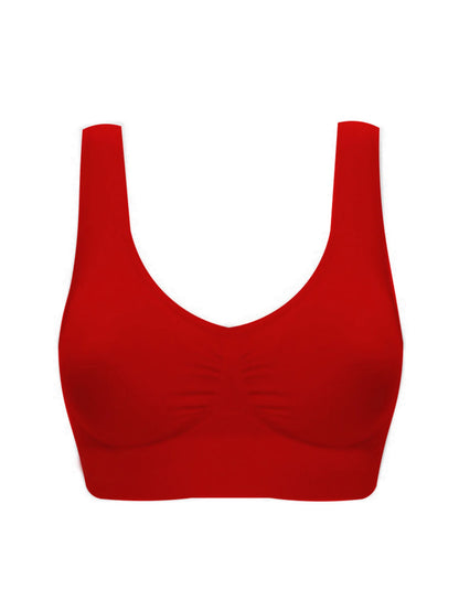 Seamless Wireless Bra for Women – Strapless Full Cup Bra