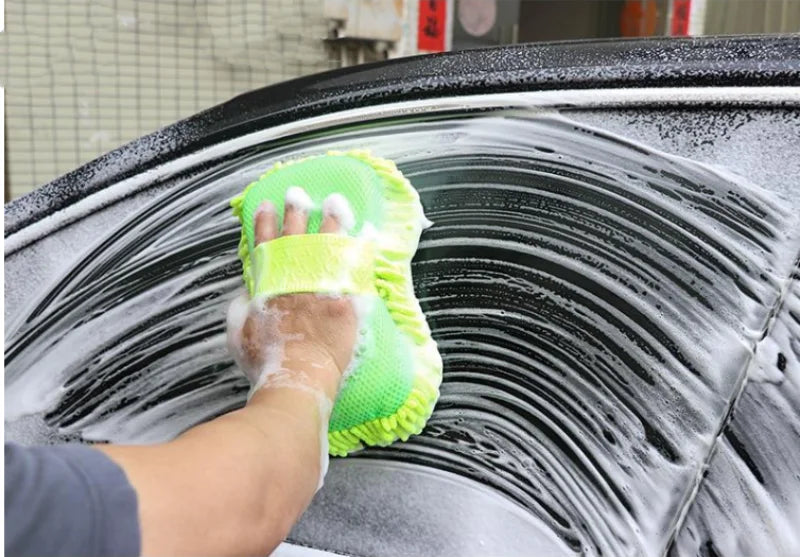 Microfiber Car Wash Sponge for Auto Detailing & Cleaning