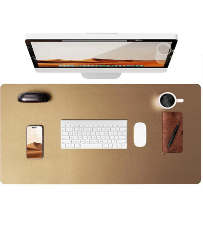 Large Desk Mat – PU Leather Mouse Pad & Desk Protector