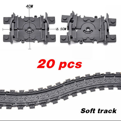 Train Building Set with Flexible Tracks – Railway Model Blocks