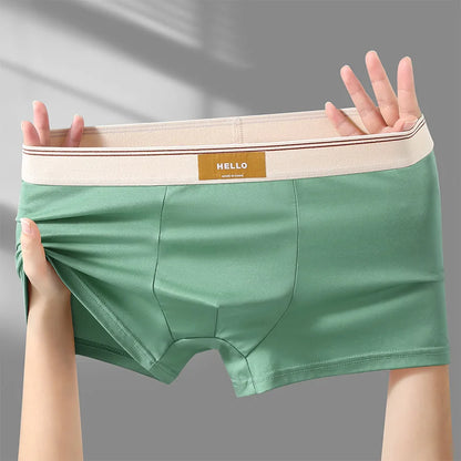 Men’s Boxer Briefs – Mid-Waist Stretch Knit Underwear