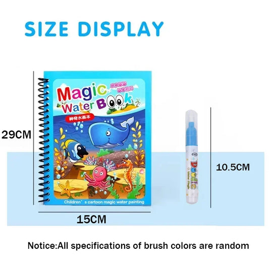 Magic Water Coloring Book