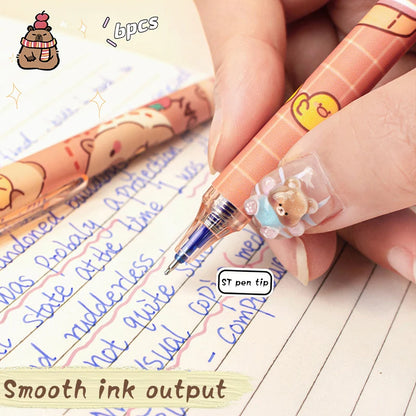 Erasable Gel Pens 6-Pack