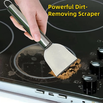Stainless Steel Cleaning Scraper Metal Glue Remover Kitchen Tool