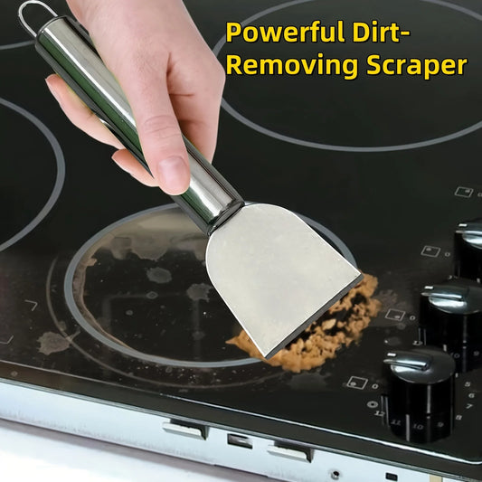 Stainless Steel Cleaning Scraper Metal Glue Remover Kitchen Tool