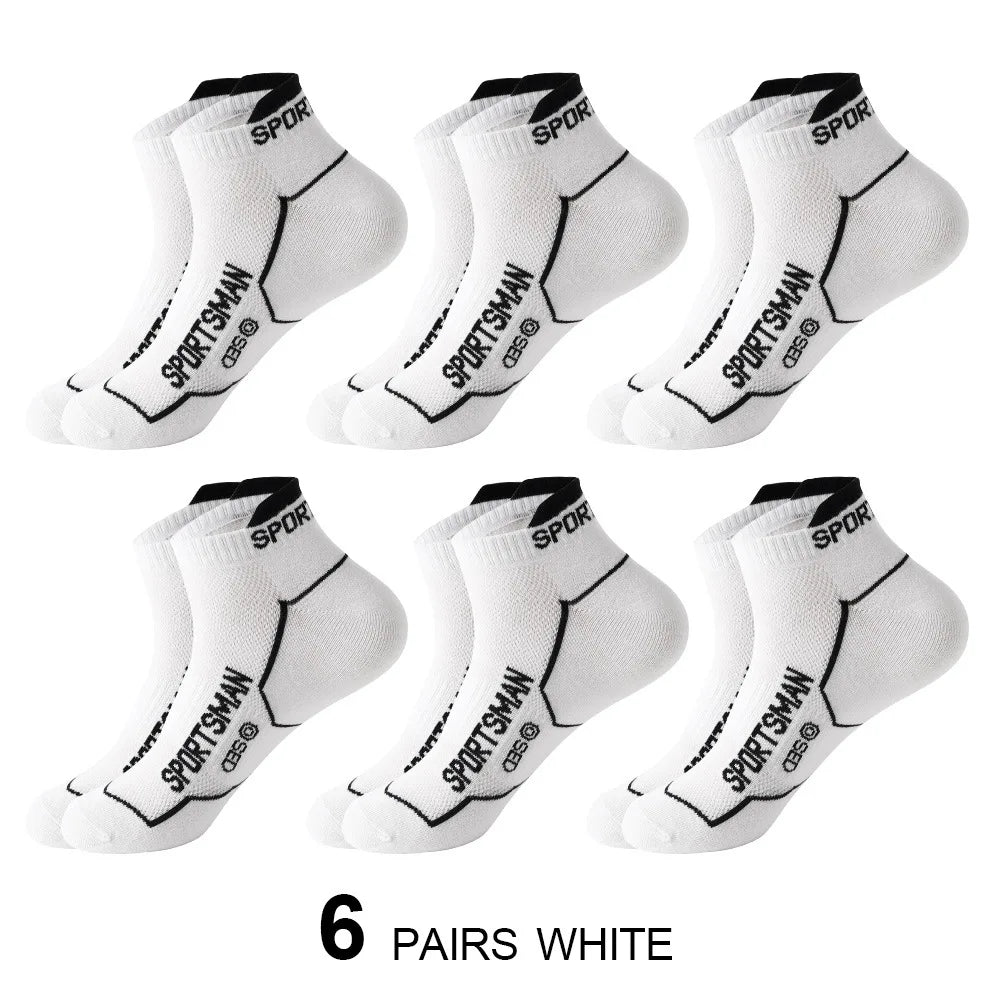 Men's No Show Socks Breathable Ankle Running Sport Socks