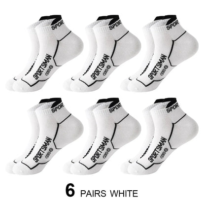 Men's No Show Socks Breathable Ankle Running Sport Socks