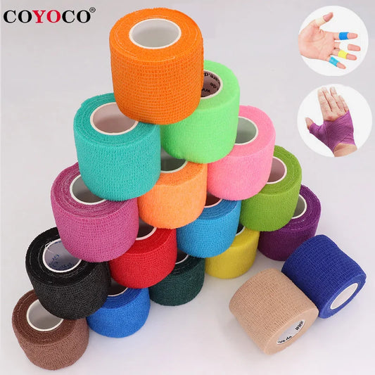 Self Adhesive Elastic Bandage Sports Wrap Tape 4.8m