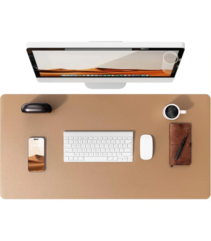 Large Desk Mat – PU Leather Mouse Pad & Desk Protector
