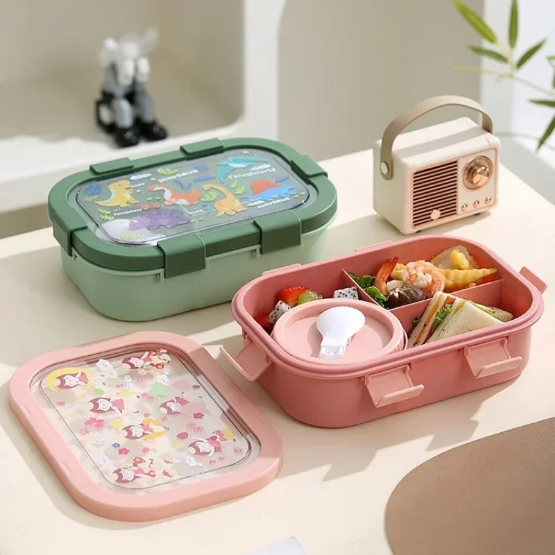 Bento Lunch Box – Leakproof Portable Container with Soup Bowl