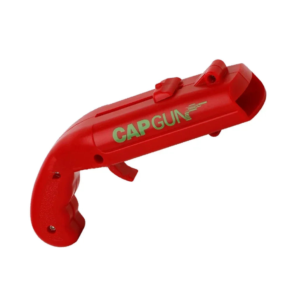 Portable Bottle Opener with Cap Launcher for Parties & Bar